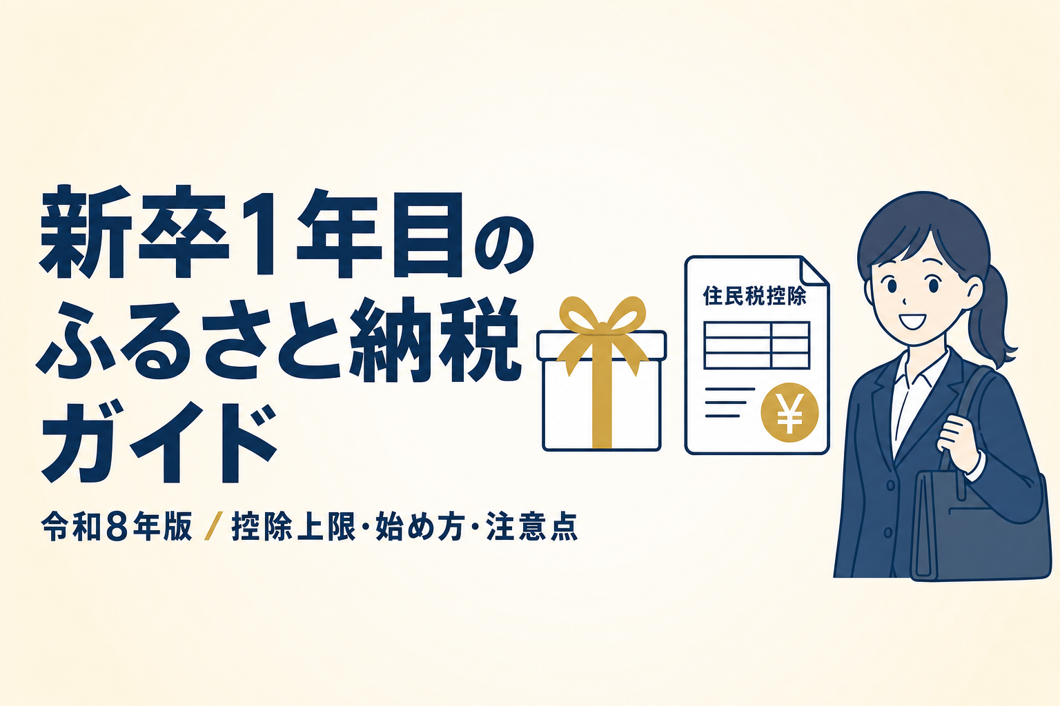 新卒1年目のふるさと納税ガイド令和8年版のアイキャッチ